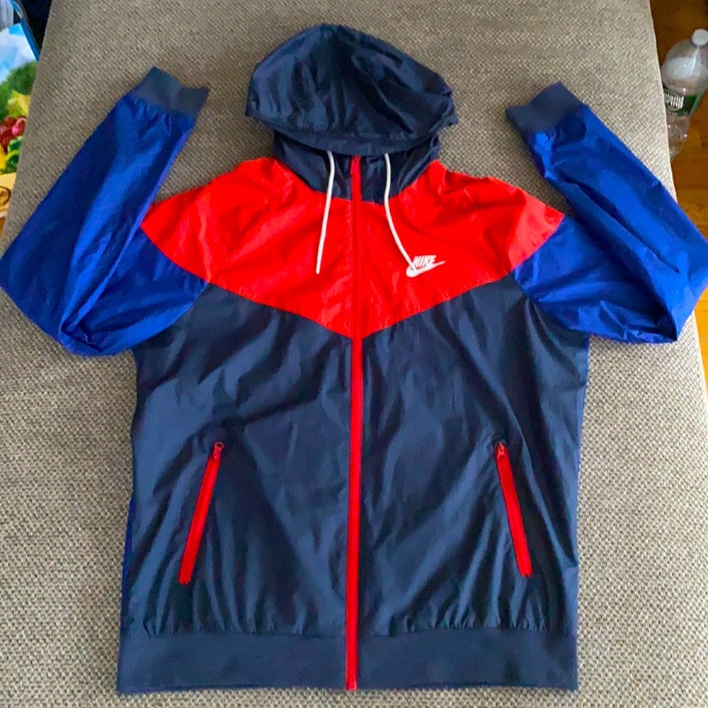 Nike Mens Windrunner Hooded Track Jacket Obsidian